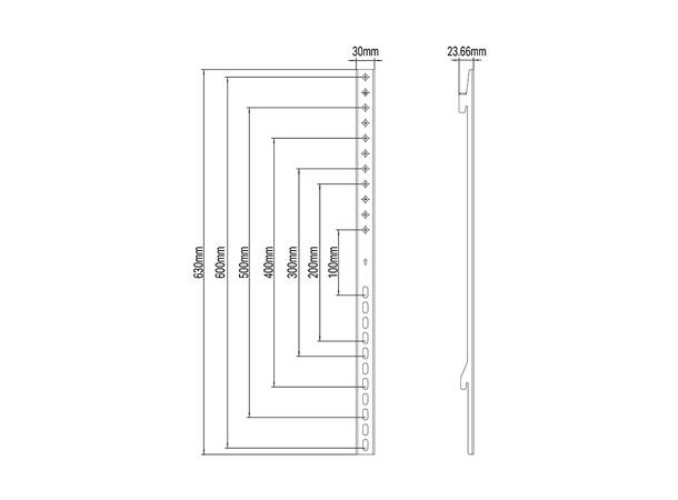 Multibrackets Pro Enclosure Fixed Arms 600mm 