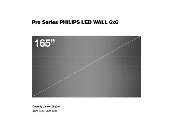 Multibrackets Pro Philips LED Wall 6X6, 162” 5000-series 