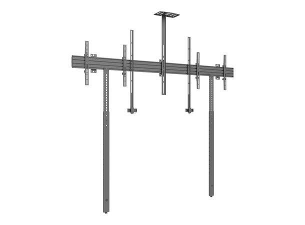 Multibrackets Pro Series - Collaboration Side by Side 75" Floorsupport 