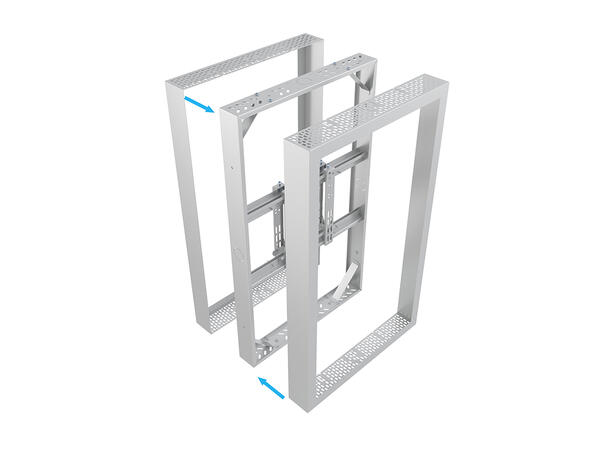 Multibrackets Pro Series - Enclosure 43" High Brightness Frame White 