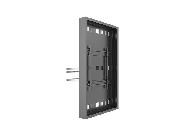 Multibrackets Pro Series - Enclosure 55¨ High Brightness Column Medium Black* 