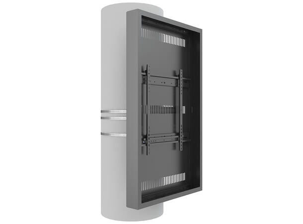 Multibrackets Pro Series - Enclosure 55¨ High Brightness Column Medium Black* 