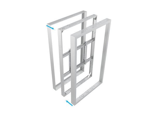 Multibrackets Pro Series - Enclosure 65" High Brightness Frame White 