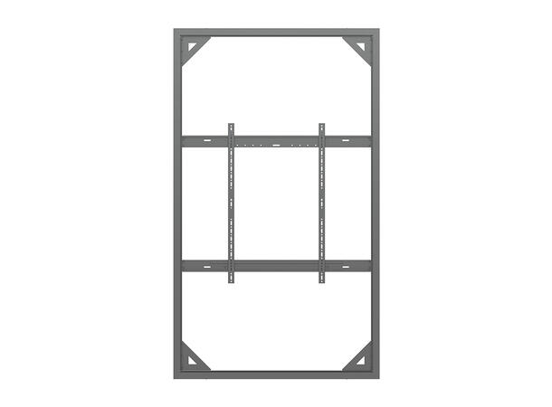 Multibrackets Pro Series - Enclosure 98¨ Wall Slim Large Black 