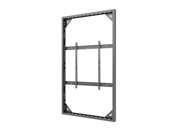 Multibrackets Pro Series - Enclosure 98¨ Wall Slim Large Black 