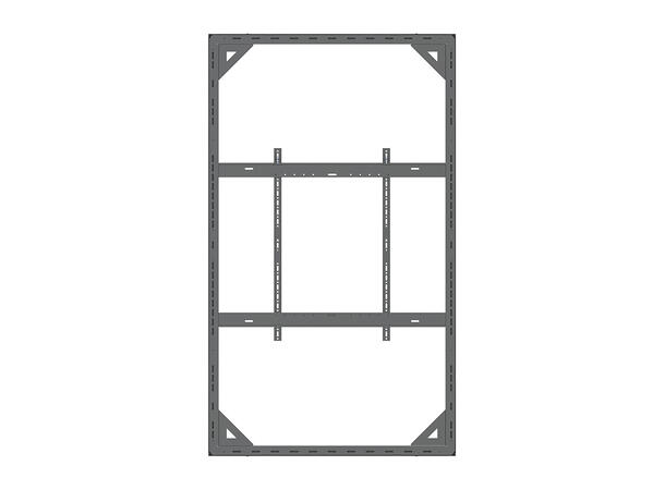 Multibrackets Pro Series - Enclosure 98¨ Wall Slim Large Black 