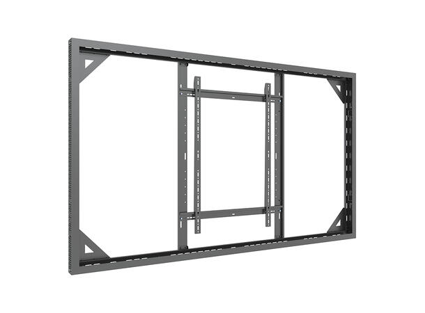 Multibrackets Pro Series - Enclosure 98¨ Wall Slim Large Black 