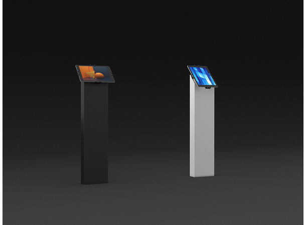 Multibrackets Pro Series - Kiosk White w ith Tablet Mount 7"-14,6" * 