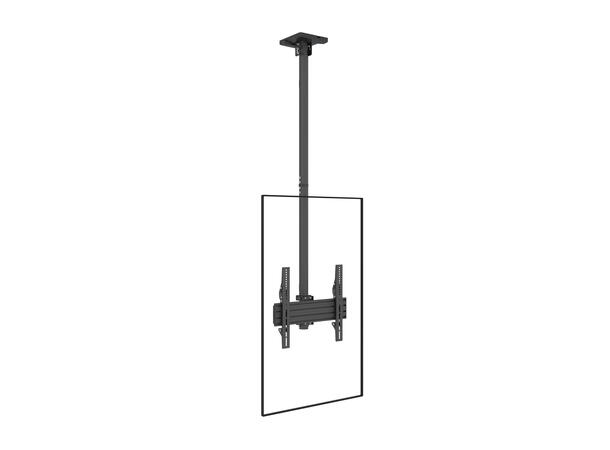 Multibrackets Pro Takfeste MBC1U Svart, VESA 400, 35Kg, 32"-65" 