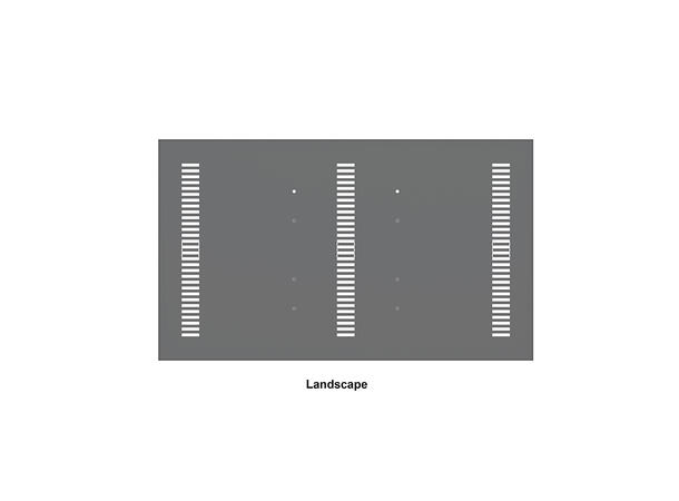 Multibrackets Pro kabinett bakplate 50" Svart 