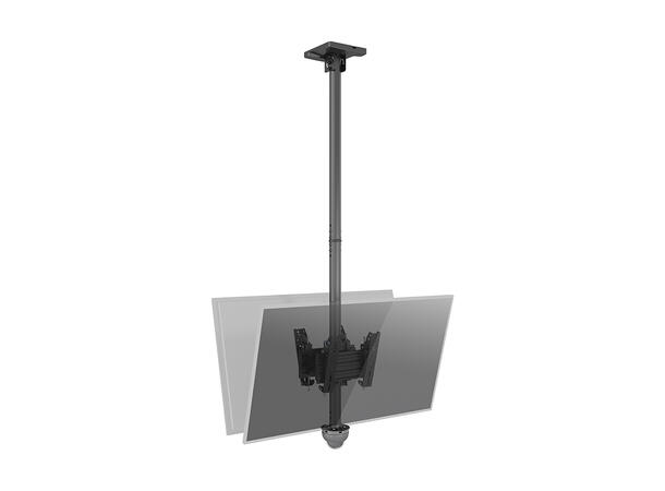 Multibrackets Takfeste MBC1UX2 CCTV Svart | 200x200 | 30Kg | 58-155cm 