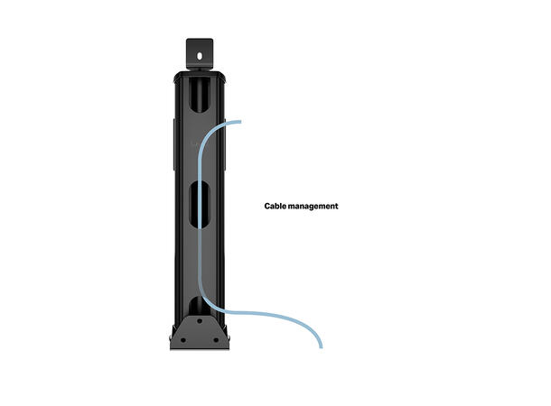 Multibrackets Veggfeste HD Single Svart , VESA 100, 24Kg, 32-50" 
