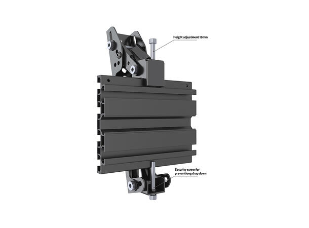 Multibrackets Wallmount Pro MBW5U Tilt 2 00 Black* 