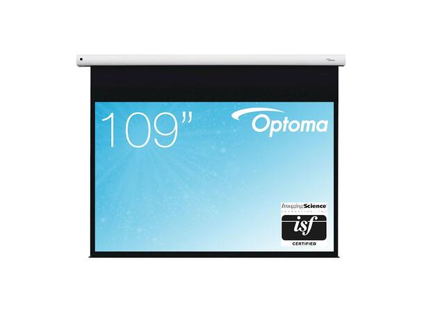 Optoma motorisert lerret 234x146 cm 109", 16:10, RS-232, F.kontroll 
