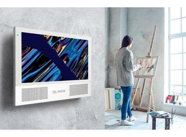 Slinex Sonik 7 Cloud white Svarapparat med høyoppløselig IPS touchskjerm