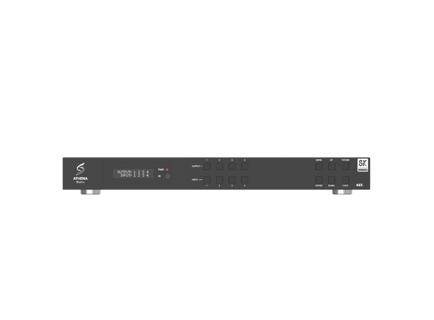 Stoltzen ATHENA 44X 8K HDMI Matrix 4x4 ARC | Downscaler | Audio Matrix | 8K60 