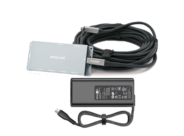 Stoltzen HERA HuddleHub MiniPro 65W+10 m PD 65W | 10 m USB-C Host Kabel 
