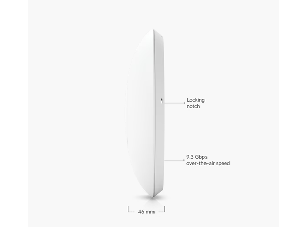 Ubiquiti UniFi Wifi 7 PRO 2.5 GbE uplink | 9.3 Gbps 21W 