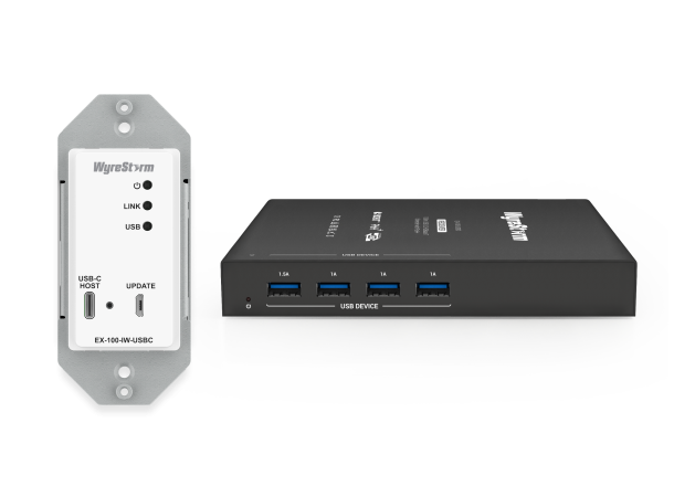 Wyrestorm EX-100-IW-USBC USB 3.2 HDBT-USB3 Transmitter and Reciever Kit 