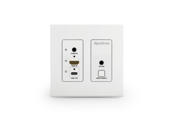 Wyrestorm NHD-500-IW-TX 4K60Hz 4:4:4 Encoder,Gang In-Wall, HDMI & USB-C Input 