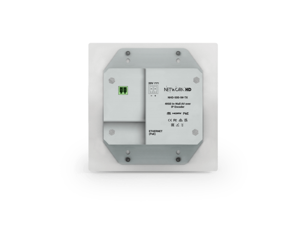 Wyrestorm NHD-500-IW-TX 4K60Hz 4:4:4 Encoder,Gang In-Wall, HDMI & USB-C Input 
