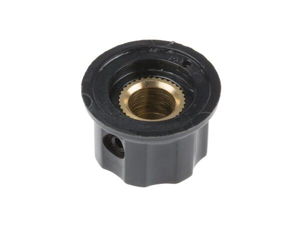 Dreieknapp 19mm Svart Hvit indikasjonsstrek 