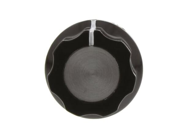 Dreieknapp 19mm Svart Hvit indikasjonsstrek 