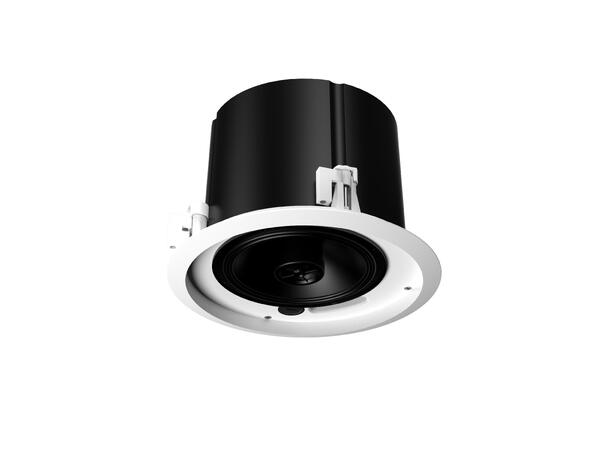 HH Innfellingshøyttaler Tessen TNi-C6 6,5+1" 40W@100V 55W@ 8 Ohm Hvit 