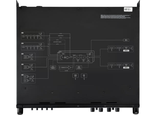 HH Mikseforsterker MZ-140D 5 inn 2 soner 2x140W@100V / min 4 Ohm Matrix 