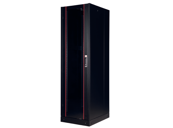 Lande HYPERline Series 42U Flat-packed W600xD600xH2100 | Black | 900kg | 19" 