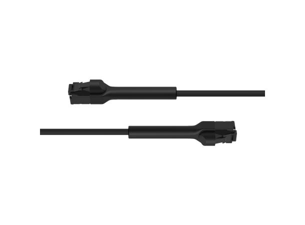 LinkIT Flexi-boot U/UTP Cat6a svart 10m AWG28/7 , LSZH , 3,6mm 
