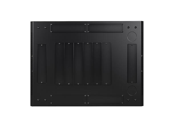 LinkIT Nettverksskap 37U svart B600xD800xH1761 , glass - perforert 