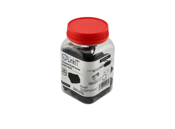 LinkIT RJ45 black strain relief boot 7.0 - 8.0mm | 50 pcs 