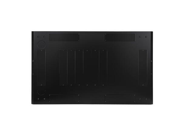 LinkIT Serverskap 42U svart B600xD1000xH1983, perforert - perforert 