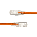 LinkIT SlimPatch U/FTP Cat6a orange 10m AWG 28/7 |LSZH | 4.8mm