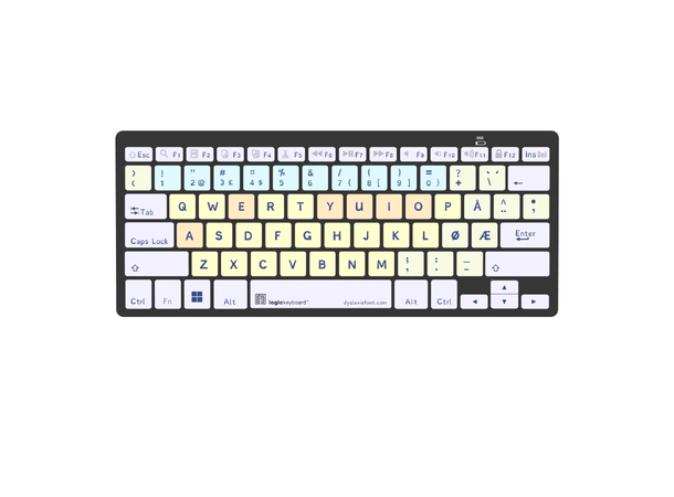 Logickeyboard Dyslexie BT PC NO PC Bluetooth Mini 