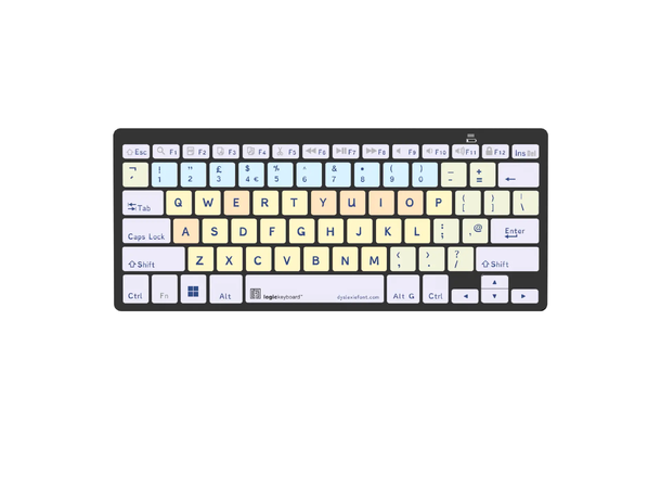 Logickeyboard Dyslexie BT PC UK PC Bluetooth Mini 