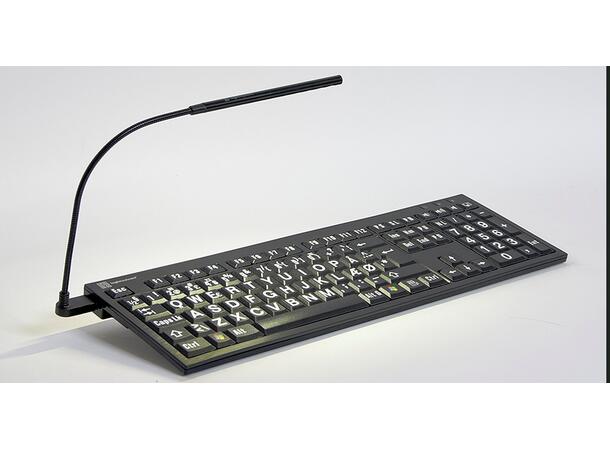 Logickeyboard XLPrint NERO PC Y/B DK PC NERO + Lamp