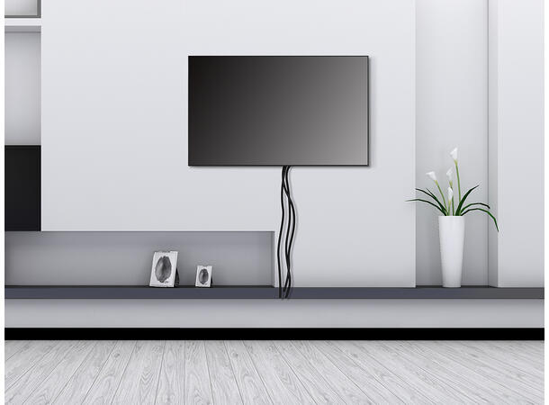 Multibrackets Cable Cover Floor Black - 139mm W - 750mm L 