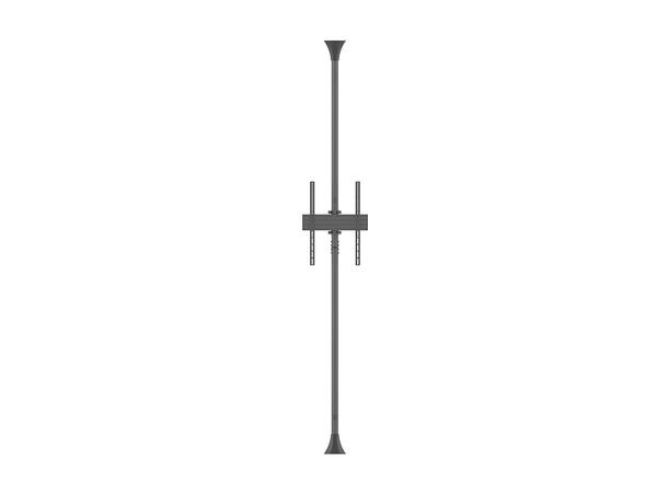 Multibrackets Gulv/tak feste dobbelt Svart, 600x400, 30Kg per skjerm, 55-86" 