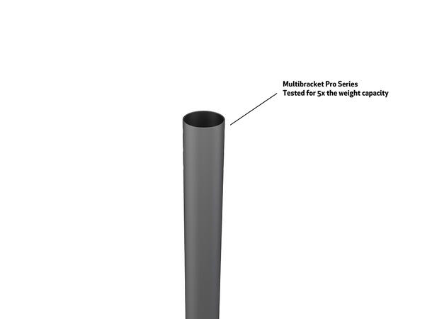 Multibrackets Gulv/tak feste dobbelt Svart, 600x400, 30Kg per skjerm, 55-86" 