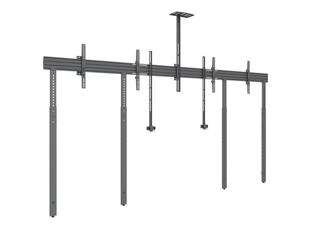 Multibrackets Pro Series - Collaboratioo n Side by Side 90" Floorsupport 