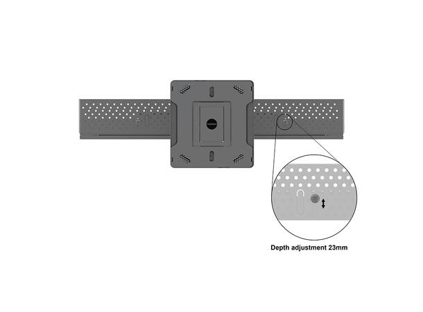 Multibrackets Pro Series - Enclosure 43" Ceiling Small Black* 