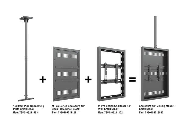 Multibrackets Pro Series - Enclosure 43" Ceiling Small Black* 