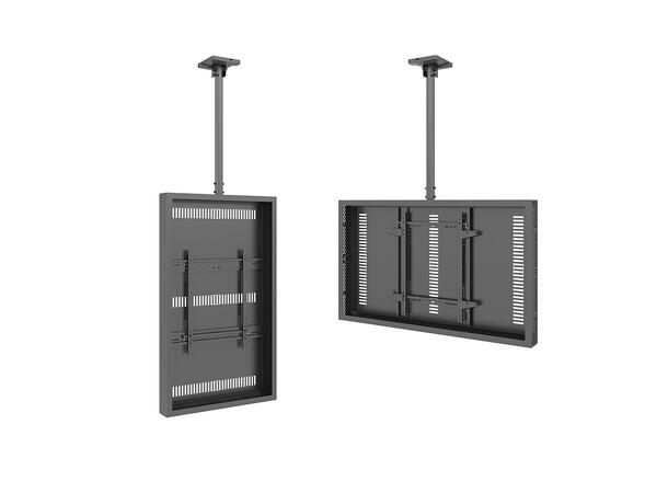 Multibrackets Pro Series - Enclosure 55" High Brightness Ceiling Medium Black* 