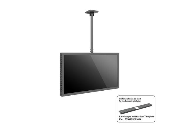 Multibrackets Pro Series - Enclosure 55" High Brightness Ceiling Medium Black* 