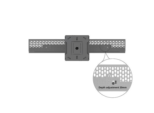 Multibrackets Pro Series - Enclosure 55" High Brightness Ceiling Medium Black* 