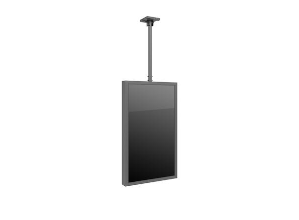 Multibrackets Pro Series - Enclosure 55" High Brightness Ceiling Medium Black* 