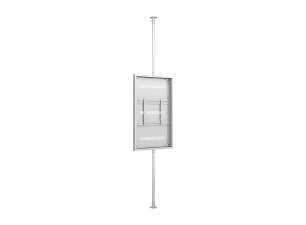 Multibrackets Pro Series - Enclosure 65" Floor to Ceiling Medium White* 
