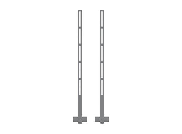 Multibrackets Pro Soundbar holder XL Svart, 15Kg, 65"-110" 